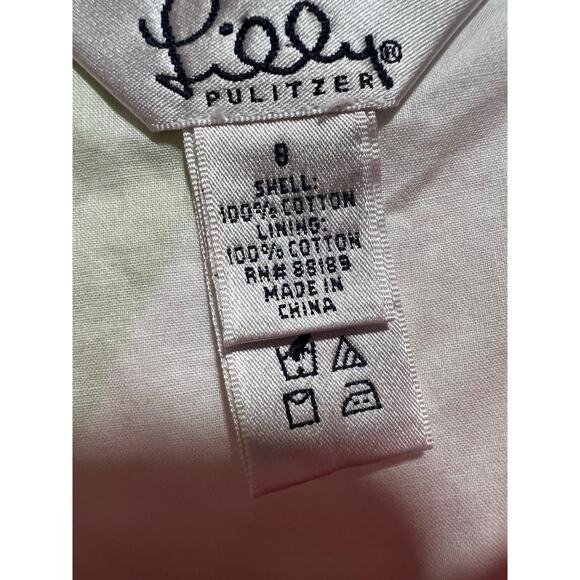 Vintage Lilly Pulitzer Maxi Dress Beaded Key Hole Pink Yellow Florals Size 8 JL - Picture 13 of 13